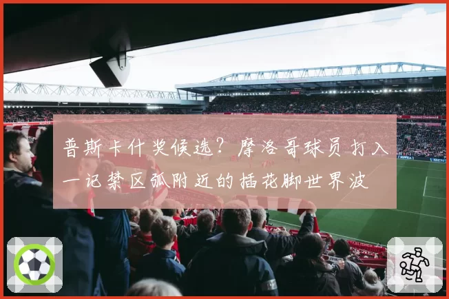 普斯卡什奖候选?摩洛哥球员打入一记禁区弧附近的插花脚世界波